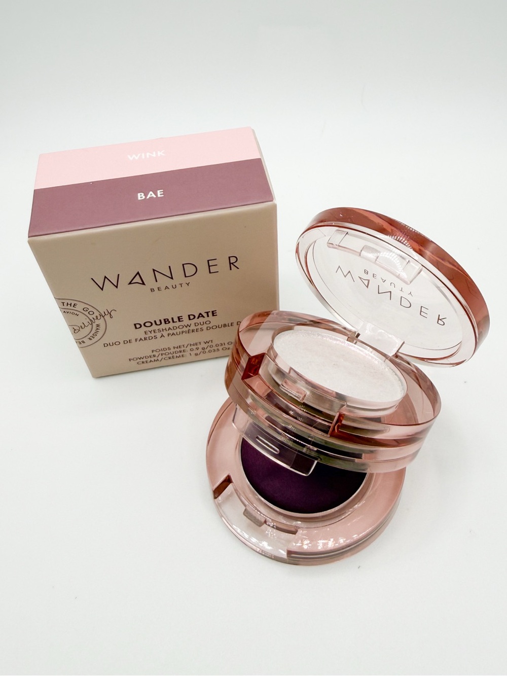 Wander Beauty Double Date Eyeshadow Duo Wink & Bae NEW